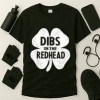 Dibs On The Redhead Shamrock For Funny St Patricks Day T-Shirt