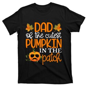 Dad Of The Cutest Pumpkin In The Patch Halloween T-Shirt