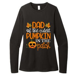 Dad Of The Cutest Pumpkin In The Patch Halloween Womens CVC Long Sleeve Shirt