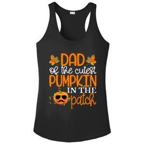 Dad Of The Cutest Pumpkin In The Patch Halloween Ladies PosiCharge Competitor Racerback Tank