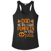 Dad Of The Cutest Pumpkin In The Patch Halloween Ladies PosiCharge Competitor Racerback Tank