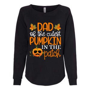 Dad Of The Cutest Pumpkin In The Patch Halloween Womens California Wash Sweatshirt