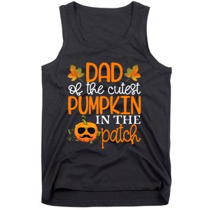 Dad Of The Cutest Pumpkin In The Patch Halloween Tank Top