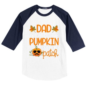 Dad Of The Cutest Pumpkin In The Patch Halloween Baseball Sleeve Shirt