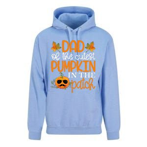 Dad Of The Cutest Pumpkin In The Patch Halloween Unisex Surf Hoodie