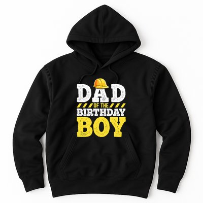 Dad of the Birthday Construction Birthday Party Hat Hoodie