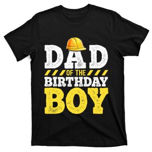 Dad of the Birthday Construction Birthday Party Hat T-Shirt