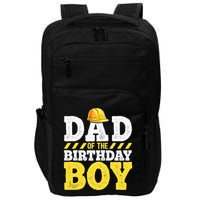 Dad of the Birthday Construction Birthday Party Hat Impact Tech Backpack