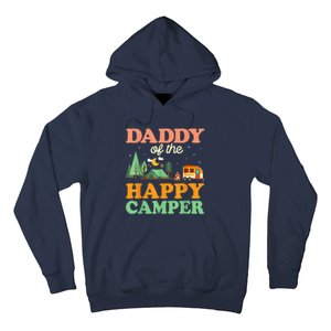 Daddy Of The Happy Camper Shirt  1st Bday Camping Trip Hoodie