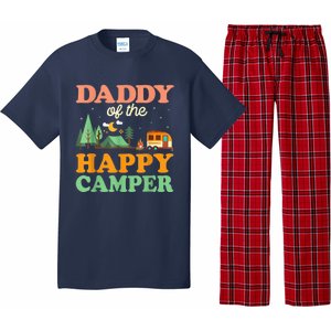 Daddy Of The Happy Camper Shirt  1st Bday Camping Trip Pajama Set