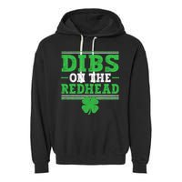 Dibs On The Redhead Garment-Dyed Fleece Hoodie