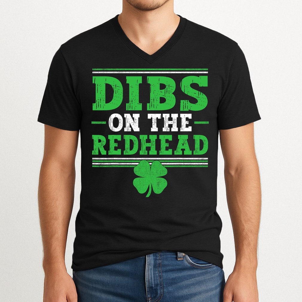 Dibs On The Redhead V-Neck T-Shirt