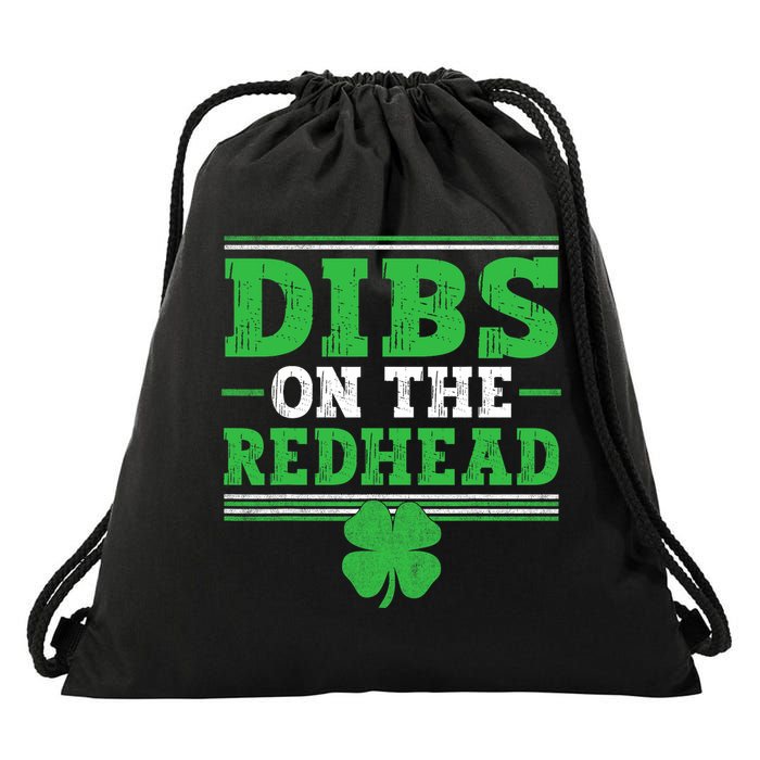 Dibs On The Redhead Drawstring Bag