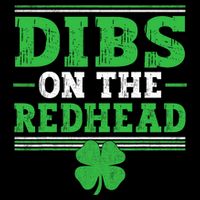Dibs On The Redhead Drawstring Bag