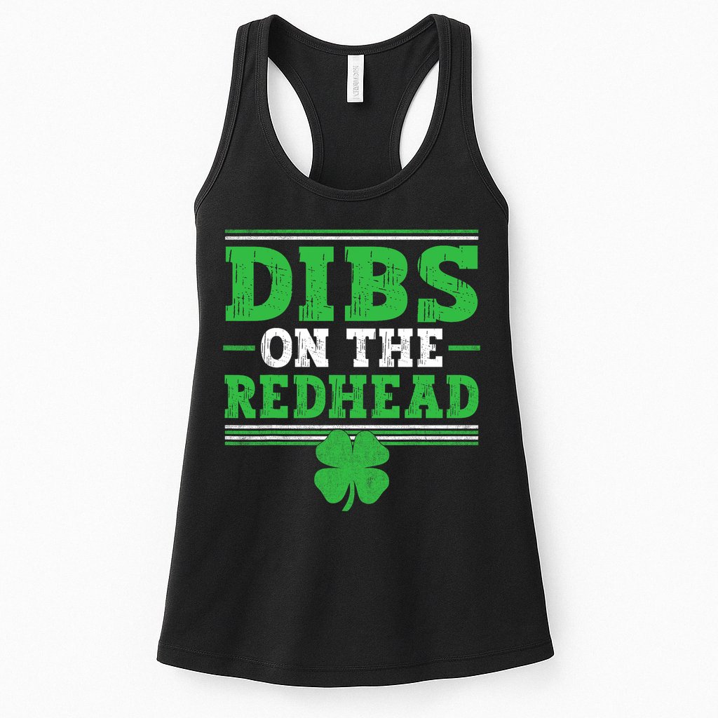 Dibs On The Redhead Womens Tank Top