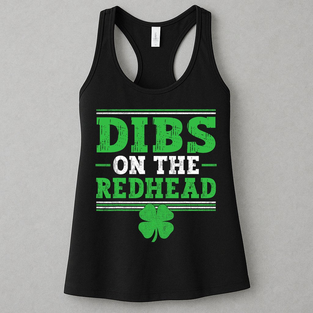 Dibs On The Redhead Womens Tank Top