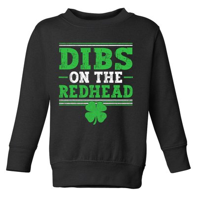 Dibs On The Redhead Toddler Sweatshirt