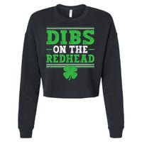 Dibs On The Redhead Cropped Pullover Crew