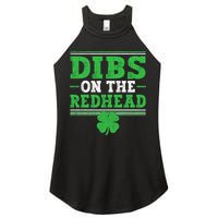 Dibs On The Redhead Women's Perfect Tri Rocker Tank