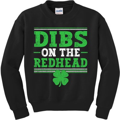 Dibs On The Redhead Kids Sweatshirt