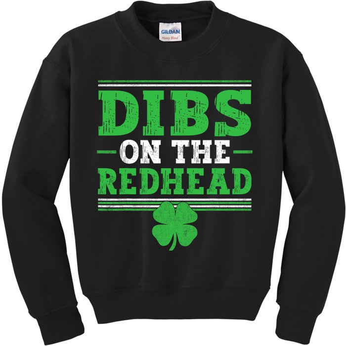 Dibs On The Redhead Kids Sweatshirt