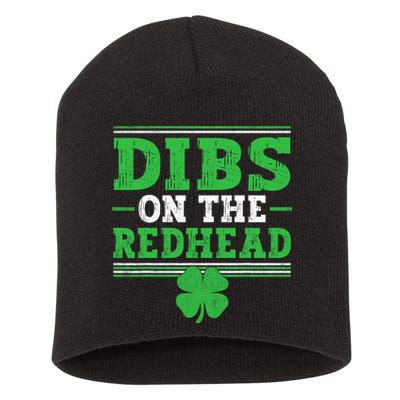 Dibs On The Redhead Short Acrylic Beanie