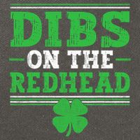 Dibs On The Redhead Cotton Canvas Backpack