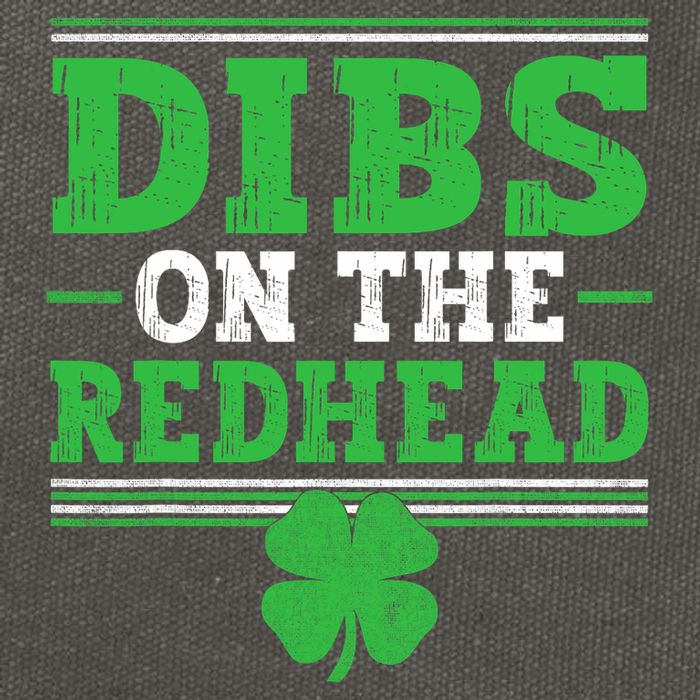 Dibs On The Redhead Cotton Canvas Backpack
