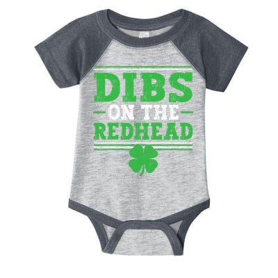 Dibs On The Redhead Infant Baby Jersey Bodysuit