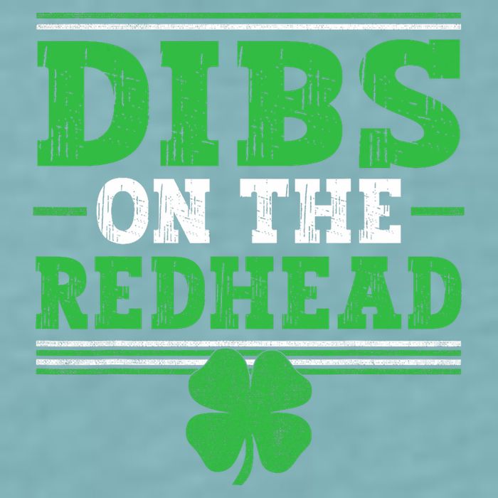 Dibs On The Redhead Sueded Cloud Jersey T-Shirt