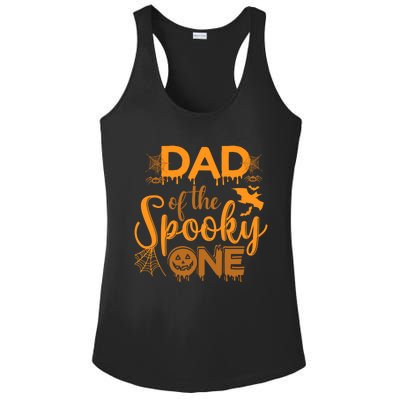 Dad Of The Spooky One Funny Dad Halloween Gift Ladies PosiCharge Competitor Racerback Tank