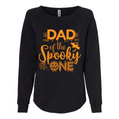 Dad Of The Spooky One Funny Dad Halloween Gift Womens California Wash Sweatshirt