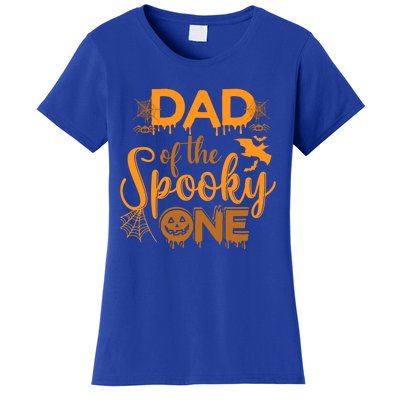 Dad Of The Spooky One Funny Dad Halloween Gift Women's T-Shirt