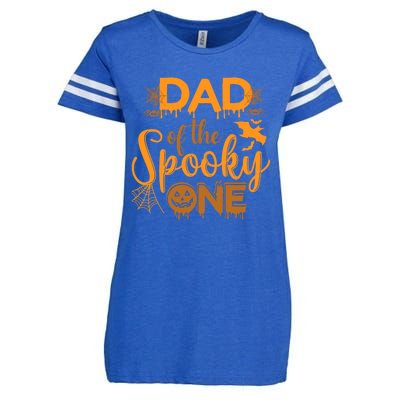 Dad Of The Spooky One Funny Dad Halloween Gift Enza Ladies Jersey Football T-Shirt