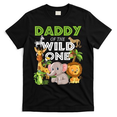 Daddy Of The Wild One Zoo Birthday Safari Jungle Animal T-Shirt