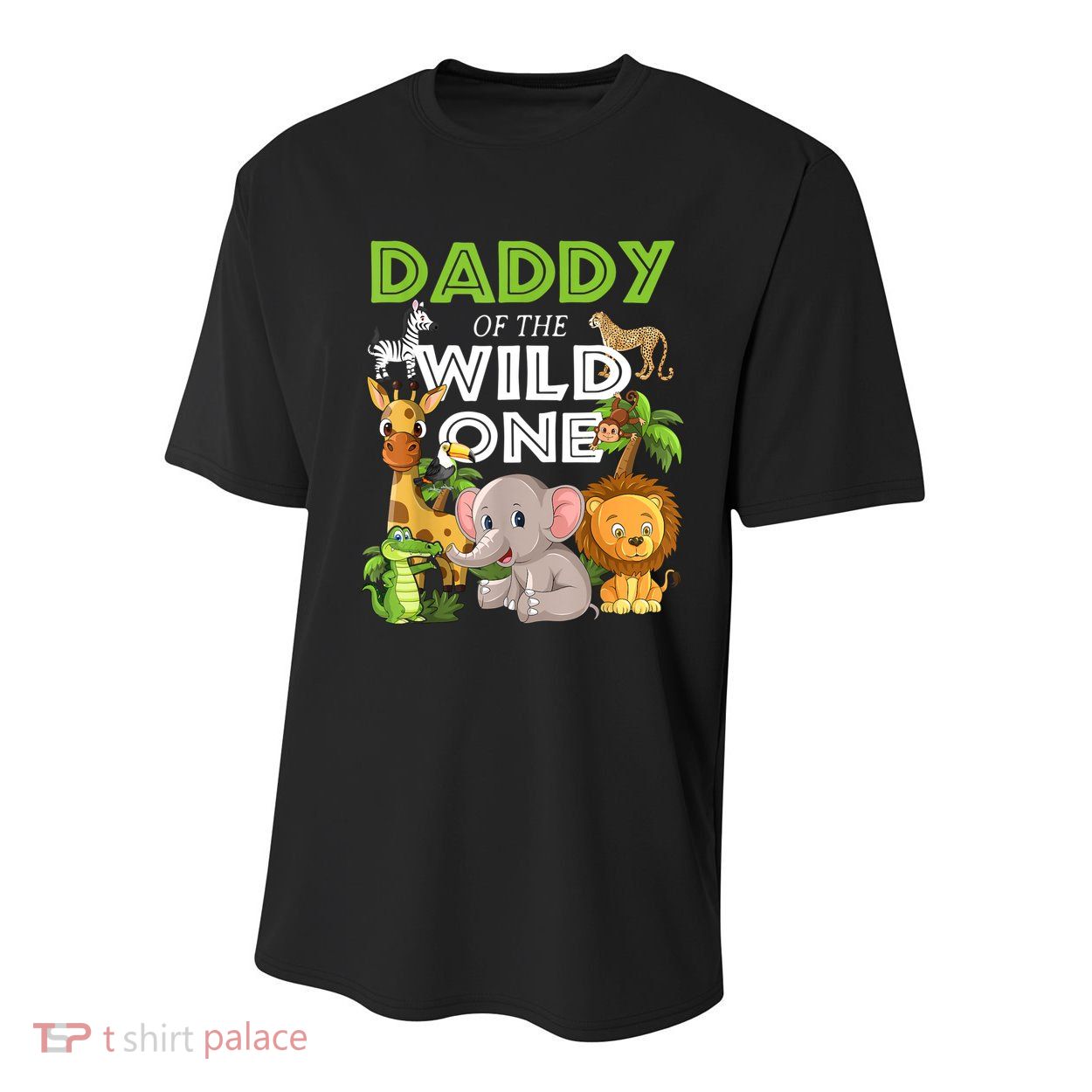 Daddy Of The Wild One Zoo Birthday Safari Jungle Animal Youth Performance Sprint T-Shirt