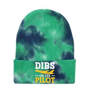 Dibs On The Pilot Cute Gift Tie Dye 12in Knit Beanie