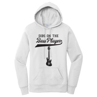 Dibs On The Bass Player Bassist Guitarist Guitar Band Rocker Women's Pullover Hoodie