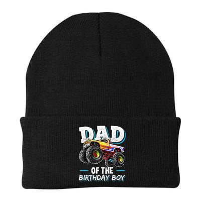 Dad Of The Birthday Boy Monster Truck Birthday Novelty Gift Beanie