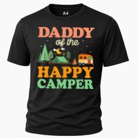 Daddy Of The Happy Camper 1st Bday Camping Trip Cooling Performance Crew T-Shirt