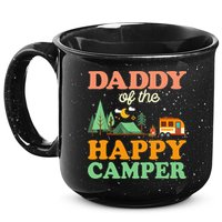 Daddy Of The Happy Camper 1st Bday Camping Trip 15oz Campfire Ceramic Mug