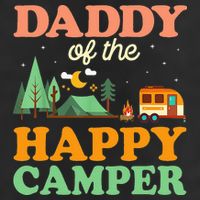 Daddy Of The Happy Camper 1st Bday Camping Trip 15oz Campfire Ceramic Mug
