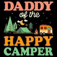 Daddy Of The Happy Camper 1st Bday Camping Trip Mesh Reversible Basketball Jersey Tank