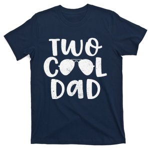 Dad Of The Birthday Boy Two Cool 2nd Bday Father Papa Daddy T-Shirt