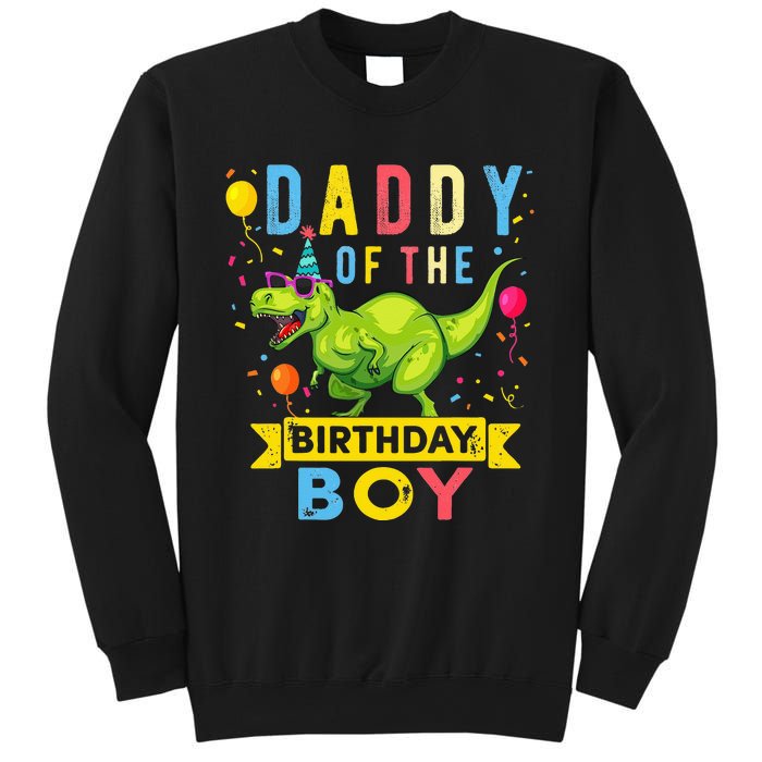 Daddy of the Birthday TRex Dinosaur Birthday Party Sweatshirt