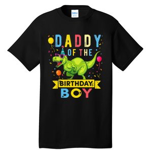 Daddy of the Birthday TRex Dinosaur Birthday Party Tall T-Shirt