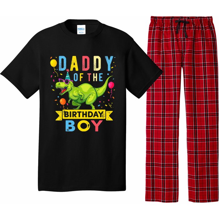 Daddy of the Birthday TRex Dinosaur Birthday Party Pajama Set