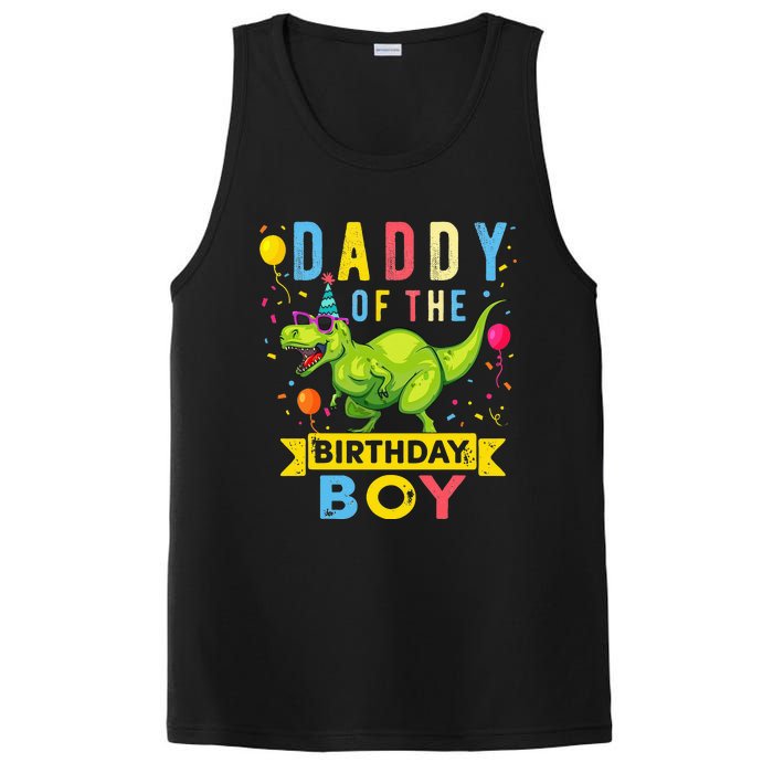 Daddy of the Birthday TRex Dinosaur Birthday Party PosiCharge Competitor Tank