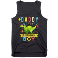 Daddy of the Birthday TRex Dinosaur Birthday Party Tank Top