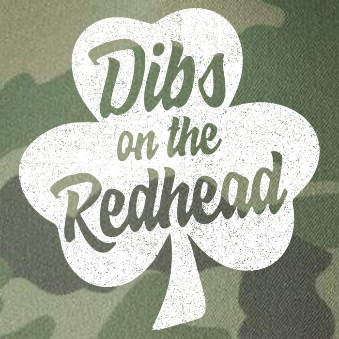 Dibs On The Redhead Funny St Patricks Day Drinking Legacy Tie Dye Trucker Hat